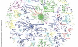 Maritime networks: spatial structures and time dynamics