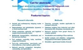 2nd International Workshop on Maritime Flows and Networks (WIMAKS '16)