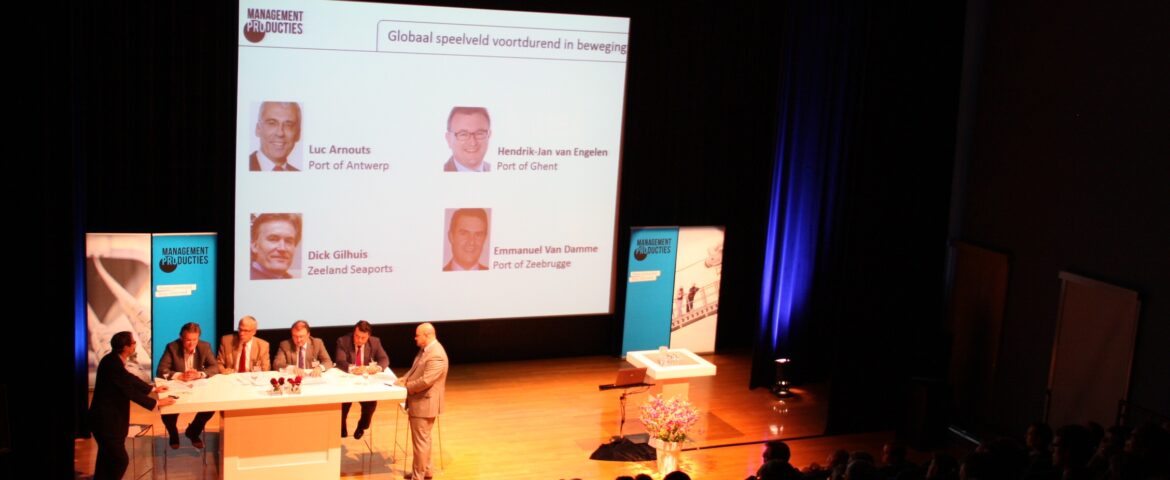 PortEconomics members co-sharing thought-provoking Scheldt conference 2013