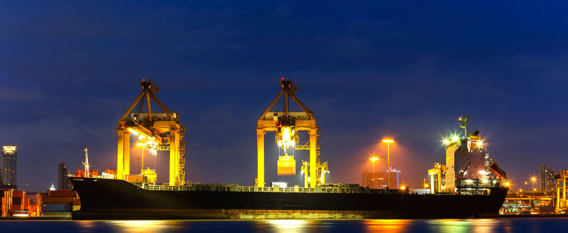 Container vessel turnaround times across the world