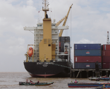 Inland waterways classification for South America