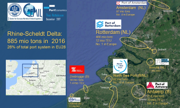 The Rhine-Scheldt delta: the no 1 logistics hub in Europe