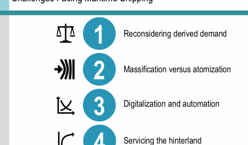 Challenges facing trade and supply chains: a maritime transport perspective