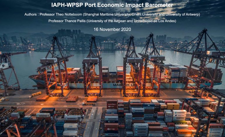 IAPH-WPSP Barometer: possible restructuring of liner container services, a drop in liquid bulk trading and the continued mothballing of cruise services