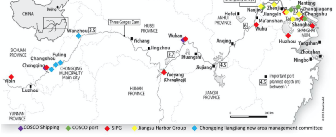 Entry strategies in inland container terminals: a comparison between Yangtze river and Rhine river