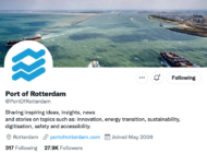 Social media and CSR communication in european ports: twitter and the port of Rotterdam