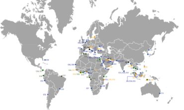 Strategic locations for global logistics distribution centres along the Belt and Road