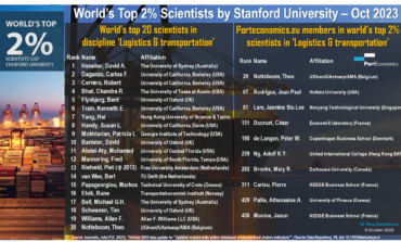 Ten PortEconomics members in the top-2% of researchers in logistics and transportation