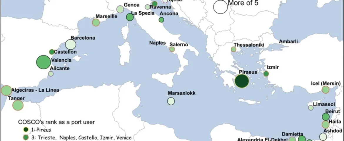 The implications of Chinese investments on Mediterranean trade and maritime hubs
